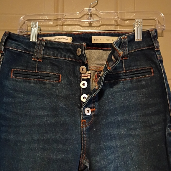 Anthropologie Pilcro High Rise Trouser Bootcut Jeans Women's Flared Jeans Sz27 - Picture 7 of 14